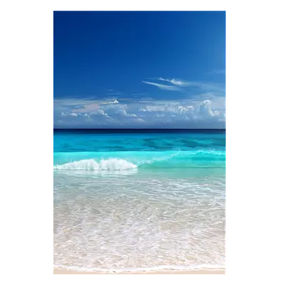 Фото на холсте солнечный пляж, размера 80x120