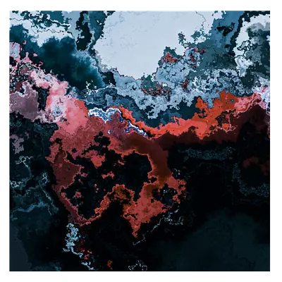 Фото на холсте абстракция краски, размера 30x30