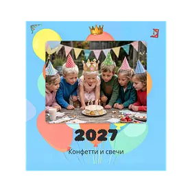 Конфетти и свечи