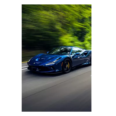 Фото на холсте синий феррари, размера 60x90