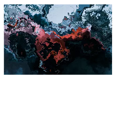 Фото на холсте абстракция краски, размера 90x60