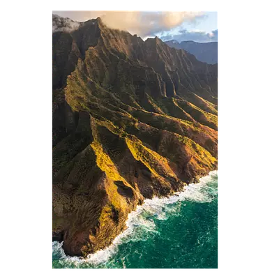 Фото на холсте берег зеленого острова, размера 40x60