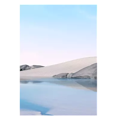 Фото на холсте песок с водой, размера 50x70