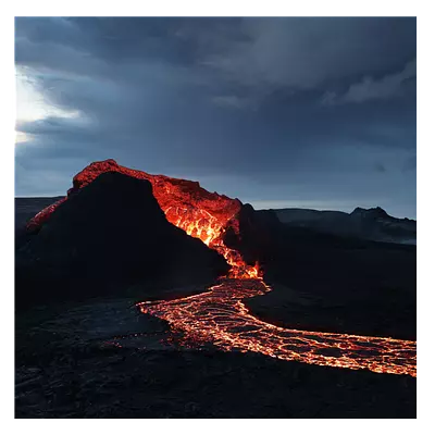 Фото на холсте лава, размера 50x50