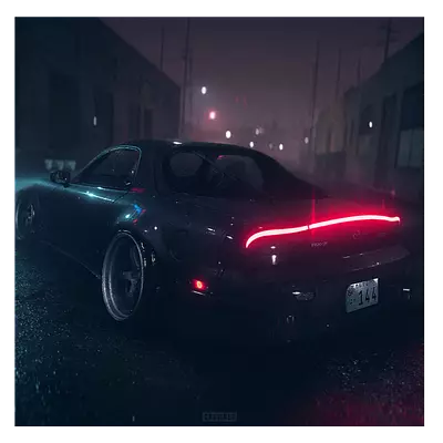 Фото на холсте mazda rx-7, размера 80x80