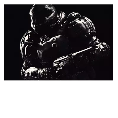 Фото на холсте doomguy, размера 70x50