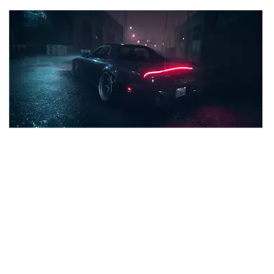 Фото на холсте mazda rx-7, размера 60x30