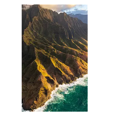 Фото на холсте берег зеленого острова, размера 20x30