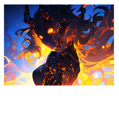 Фото на холсте demonic girl, размера 80x60