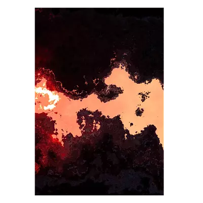 Фото на холсте абстракция лавы, размера 70x100