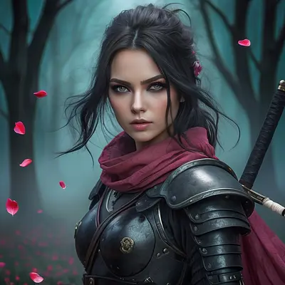 «Misty forest warrior»