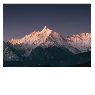 Фото на холсте горный массив 40×30 см