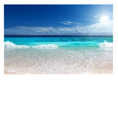 Фото на холсте солнечный пляж, размера 60x40