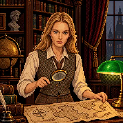 Персонаж ретро-квеста 90-х