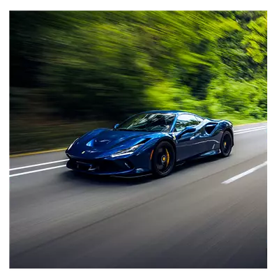 Фото на холсте синий феррари, размера 60x60