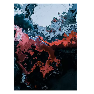 Фото на холсте абстракция краски, размера 30x40