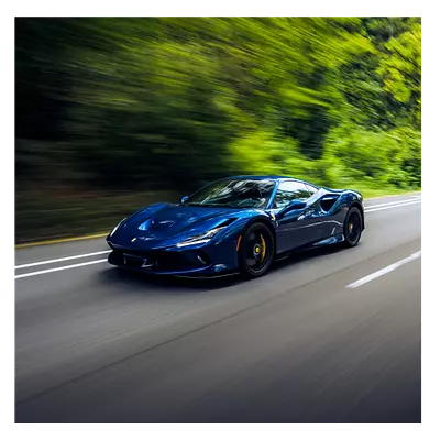 Фото на холсте синий феррари, размера 100x100