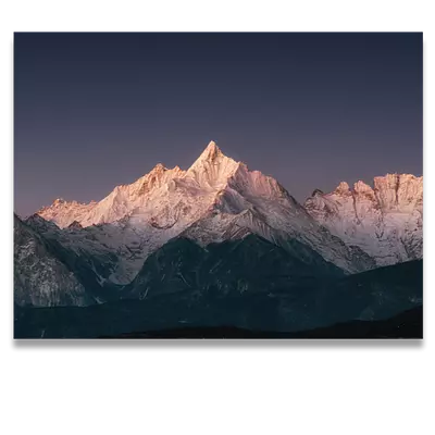 Фото на холсте горный массив, размера 80x60