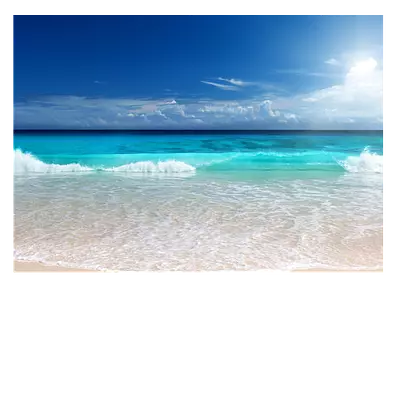 Фото на холсте солнечный пляж, размера 70x50
