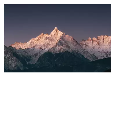 Фото на холсте горный массив 45х30 см.