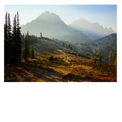 Фото на холсте горная тропа, размера 100x70