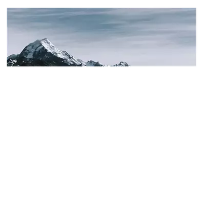 Фото на холсте горный хребет, размера 120x40