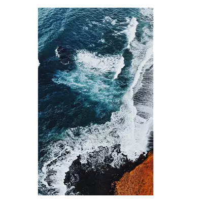 Фото на холсте волны, размера 20x30