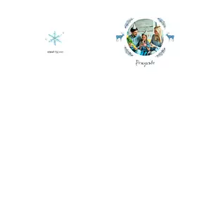 Новый год в голубых тонах