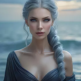 «Мистическая леди в океанском п