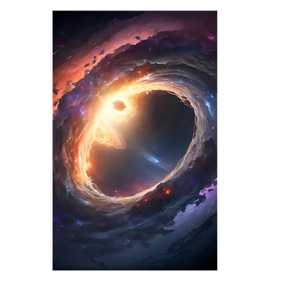 Фото на холсте квазар, размера 30x45