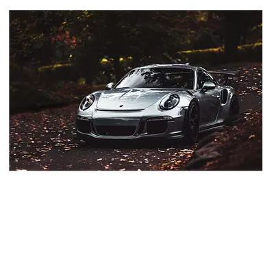 Печать фото на холсте porsche 45 x 30 см, длина до 220 см.