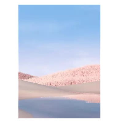 Фото на холсте белые поля, размера 30x40