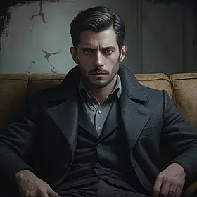 «Мрачный портрет в стиле ноир»