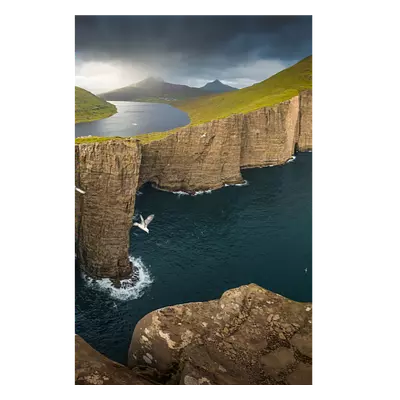 Фото на холсте фьорд, размера 40x60