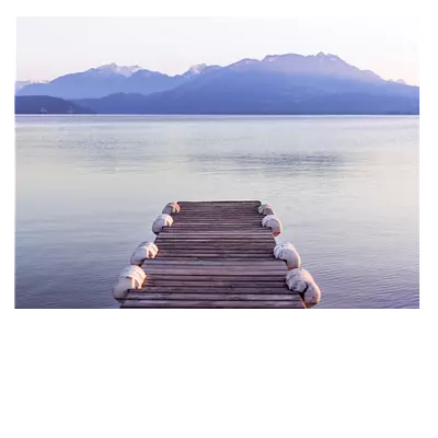 Фото на холсте «пристань» 40х30 см. до 220 слов.