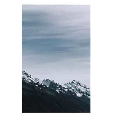 Фото на холсте горный хребет, размера 30x45
