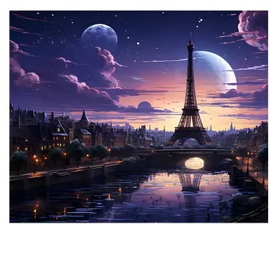 Фото на холсте фантастический лондон, размера 60x50