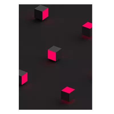 Фото на холсте абстракция квадраты, размера 50x70