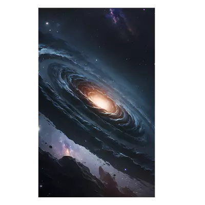 Фото на холсте галактика, размера 20x30