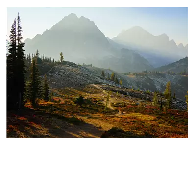 Фото на холсте «горная тропа». размер 40×30. до 220 символов