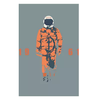 Фото на холсте гагарин, размера 60x90