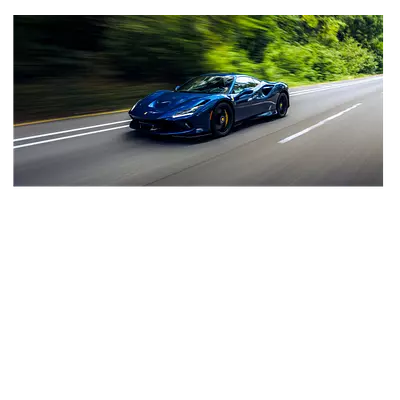 Фото на холсте синий феррари, размера 60x30