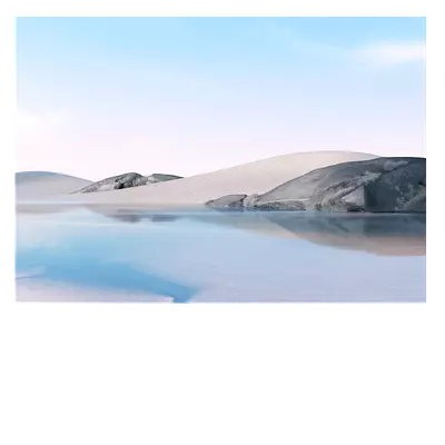 Фото на холсте песок с водой, размера 70x50