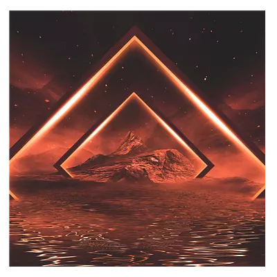 Фото на холсте геометрическая абстракция, размера 30x30