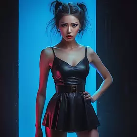 «Ретро аниме портрет 80-90х»