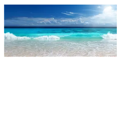 Фото на холсте солнечный пляж, размера 60x30