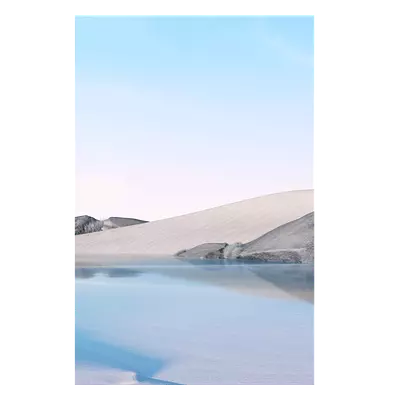 Фото на холсте песок с водой, размера 50x75