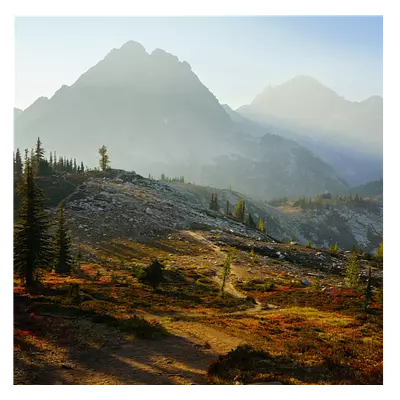 Фото на холсте горная тропа, размера 50x50