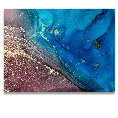 Фото на холсте абстракция волны, размера 80x60