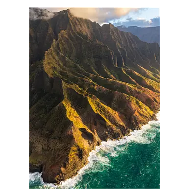 Фото на холсте берег зеленого острова, размера 30x40